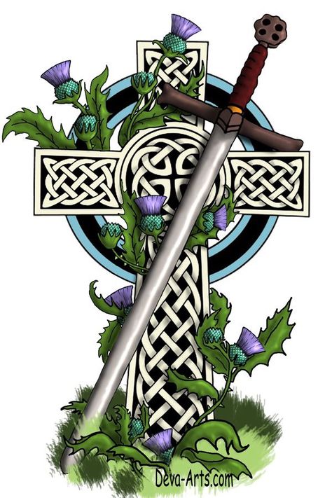 Clan Mclean, Scottish Traditions, Scotland Tattoo, Scottish Thistle Tattoo, Scottish Tattoo, Scottish Tattoos, Thistle Tattoo, Celtic Cross Tattoos, Celtic Nations