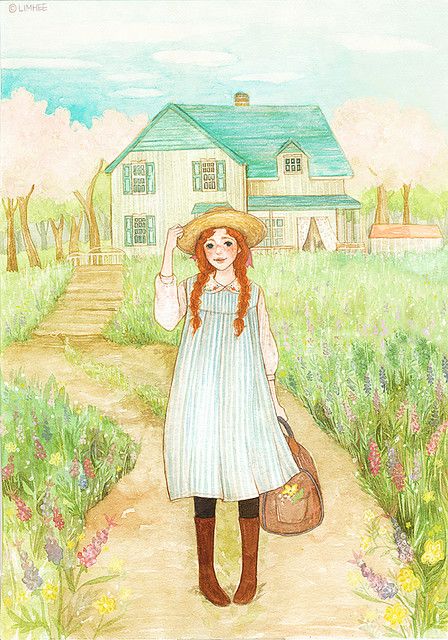 anne Ann Of Green Gables, Anne Green, Beau Film, Lucy Maud Montgomery, L M Montgomery, 강아지 그림, Anne Shirley, Desenho Tattoo, Kindred Spirits