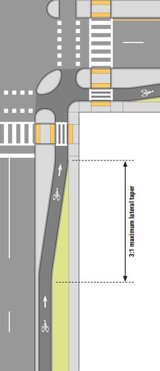 Bicycle Lane Design, Bike Lanes Urban Design, Bike Lane Design Landscape, Pedestrian Street Design, Bike Lane Design, Urban Bicycle Design, Urban Street Design, Bicycle Infrastructure, Pedestrian Lane