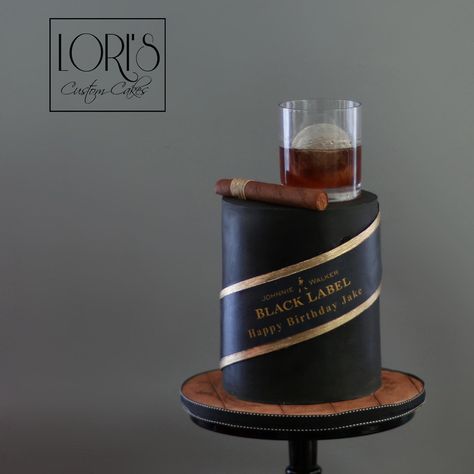 Facebook Whiskey Themed Birthday Cake, Whiskey And Cigars Birthday Cake, Cake Whiskey Birthday, Whisky And Cigars Birthday, Whisky Cake, Jack Daniel’s Birthday Cake, Chocolate Cigars, Chocolate Cigarello Cake, Johnnie Walker Black Label