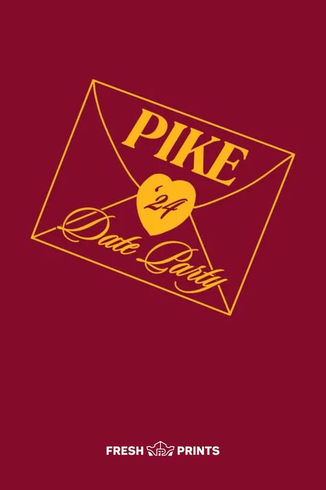 Customize cool, trendy, and affordable merch for your organization with Fresh Prints! Pi Kappa Alpha, Pike, Pike fraternity, frat, frat date party, fraternity date party, date party theme, date party outfits, frat date party merch, date party tee, custom date party merch, frat party, frat party theme inspo, date party theme ideas, custom merch, frat merch, frat merch design, frat merch inspo, frat graphic, fraternity graphic, fraternity Instagram, fraternity tee shirt, fraternity hoodie, enve Frat Party Themes, Pike Fraternity, Frat Merch, Fraternity Formal, Custom Merch, Frat Party, Pi Kappa Alpha, Alpha Fraternity, Frat Parties