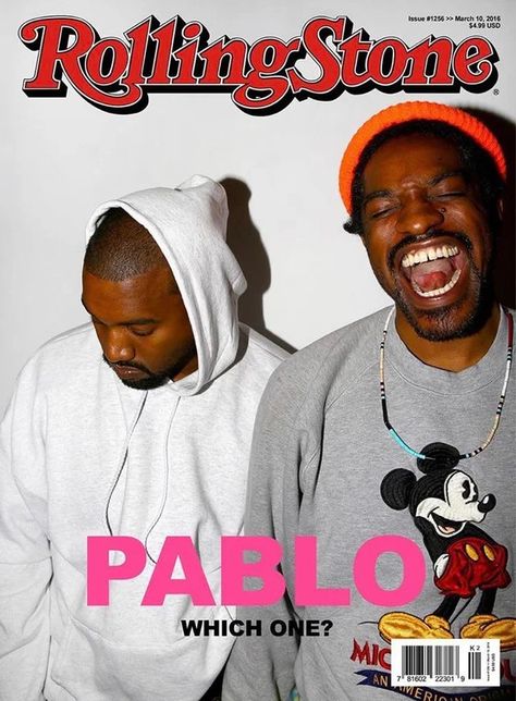 Kanye West and Andre 3000 | Kanye West | Andre 3000 | Donda | Donda 2 | YZY | GAP | Balenciaga Andre 3000, Big Boi, Music Wall, Rolling Stone, Rolling Stones, Rappers, Magazine Cover, Rap, Hip Hop