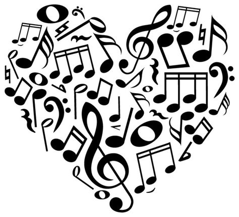 14 Music Note Heart Free Cliparts That You Can Download To You Music Note Heart, Music Notes Art, Heart Wall Decal, Notes Craft, Music Drawings, Music Symbols, Music Tattoos, Musical Notes, Music Themed