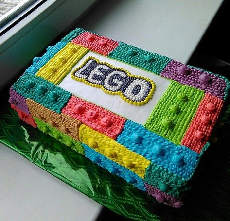 Wilton Decorating Tips, Pastel Rectangular, Cake Designs For Kids, Lego Birthday Cake, Sheet Cake Designs, Rectangle Cake, Birthday Sheet Cakes, Pizza Cake, Simple Cake Designs