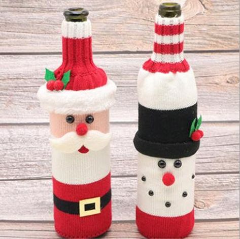 3 Pack Christmas Wine Bottle Covers Beige & Red Christmas | Etsy Snowman Wine Bottle, Christmas Wine Bottle Covers, Holiday Wine Bottles, Bottle Covers, Christmas Wine Bottles, Red Wine Bottle, Wine Bottle Covers, Wine Bottle Bag, Holiday Wine