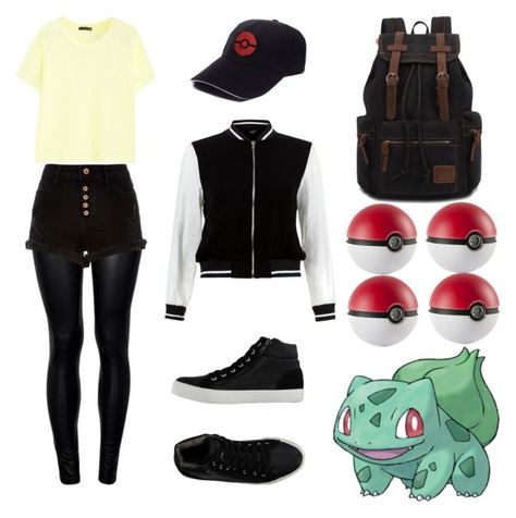 Pokemon Outfits Trainer Ideas, Pokemon Trainer Outfit Ideas, Pokemon Outfits Ideas, Pokemon Inspired Outfits, Outfits Ideas Drawing, Pokemon Trainer Cosplay, Pokemon Outfits, Pokemon Trainer Outfits, Pokemon Fashion