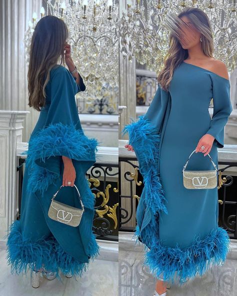 Bubu Gown, Robes Glamour, Dress Abaya, Modest Dresses Fashion, Fur Dress, Stay Tune, Chic Dress Classy, Dinner Dress Classy, African Fashion Modern