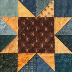 The leaves are just beginning to change here in New Hampshire — hints of red, orange and yellow are peeking out of fading green.  But becaus... Block Quilt Ideas, Sunflower Quilt, Flower Quilt Patterns, Sunflower Quilts, Barn Quilt Designs, Block Quilt, Half Square Triangle Quilts, Quilt Square Patterns, Flower Quilts