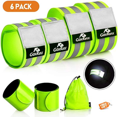 Reflective Running Gear, Walking Gear, Reflective Vest, Leg Straps, Slap Bracelets, Leg Bands, Tech Gear, Running Gear, Fit Men