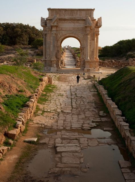 Septimius Severus, Visit Rome, Roman Ruins, Empire Romain, Roman History, The Arch, Ancient Architecture, Ancient Ruins, Libya