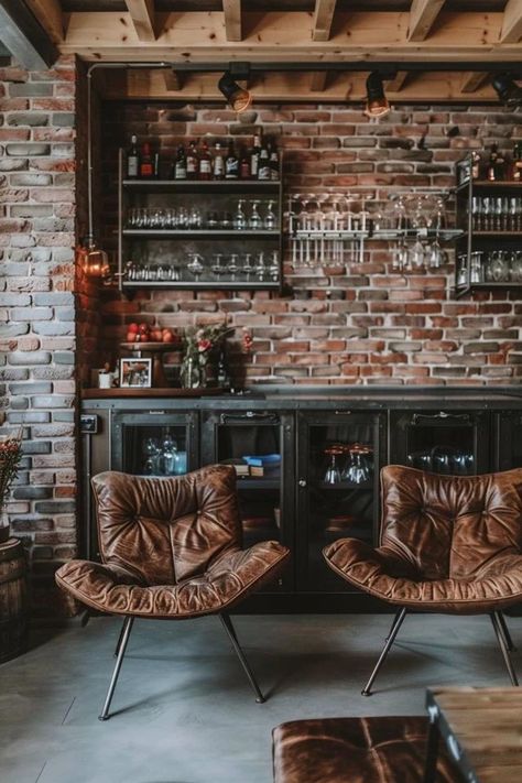 Small Garage Man Cave Ideas for Cozy Retreats Speakeasy Garage Ideas, Cosy Man Cave, Man Cave Inspo, Office Man Cave Combo, Small Garage Man Cave, Shed Man Cave Ideas, Garage Bar Ideas Man Caves, Garage Lounge Ideas, Basement Man Cave Ideas