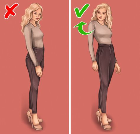 How to Look Thinner in Pictures / 5-Minute Crafts Poses For Clothes Modeling, Flattering Angles For Pictures, How To Pose Thinner In Pictures, How To Pose To Look Better In Pictures, Slim Photo Poses, How To Look Tall In Pictures, Poses To Make You Look Taller, Posing Guide For Women Standing, How To Pose Legs For Pictures