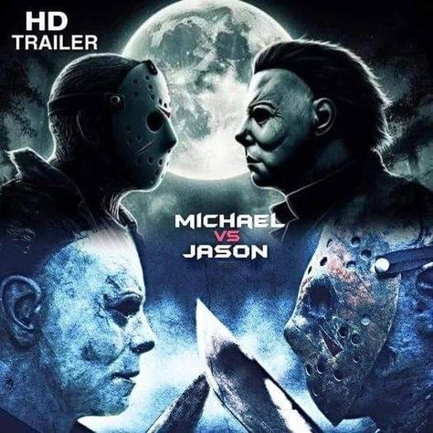 Michael Myers Vs Jason, Jason Vs Michael, Doom Bfg, Jason Vs Freddy, Jason Voorhees Art, Michael Myers Memes, Michael Myers And Jason, Michaels Halloween, Who Would Win