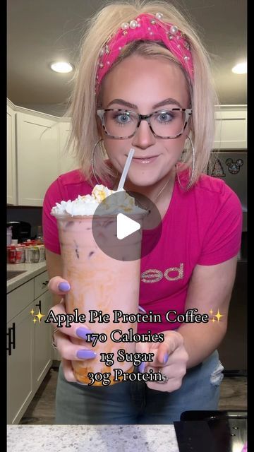 Coffee Smoothie Recipes, Iced Coffee Protein Shake Recipe, Coffee Apple, Iced Coffee Protein Shake, Bariatric Sleeve, Coffee Protein Shake, Coffee Shake, Iced Coffee At Home, Protein Coffee