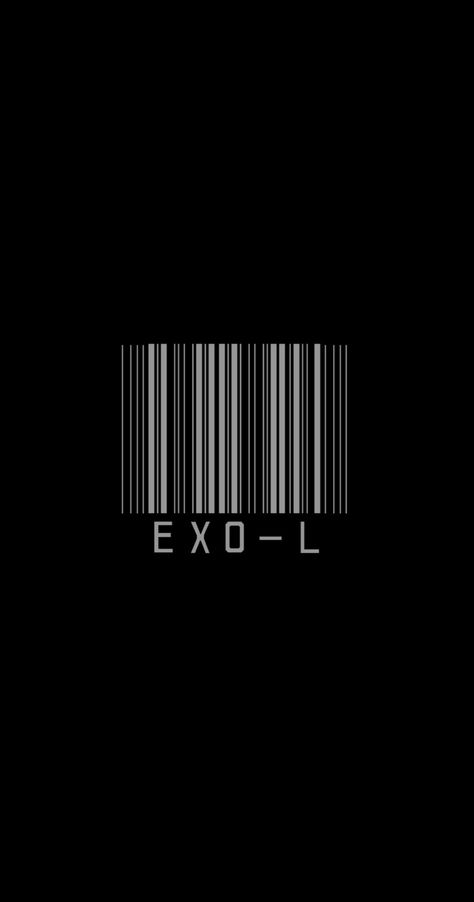 Exo text - logo quote wallpaper #exo #wallpaper #black #aesthetic #text Exo Black And White, Exo Names, Exo Logos, Exo Logo Wallpapers, Exo Background Wallpapers, Exo Exist, Nct Logo, Exo Cartoon, Aesthetic Text