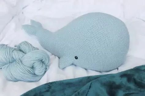 Whale Crochet Pattern, Stuffed Whale, Whale Crochet, Largest Whale, Octopus Crochet Pattern, Crochet Whale, Owl Crochet Patterns, Giraffe Crochet, Whale Pattern