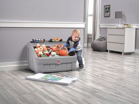 This gray is making our day! Check it out now on Amazon! Bedroom View, Cleaning Fun, Kids Toy Boxes, Toy Storage Bins, Art Clip, Organization Skills, Outdoor Toys For Kids, Play Space, Room Planning