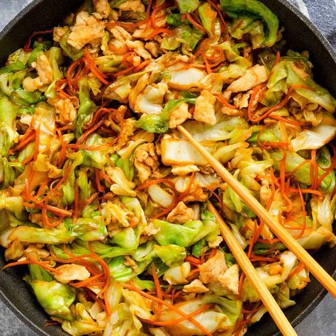 THE BEST Cabbage Stir Fry Stir Fry With Cabbage Vegetables, Asian Cabbage And Noodles, Asian Recipes With Cabbage, Chinese Pork And Cabbage Recipes, Sauteed Asian Cabbage, Shrimp And Cabbage Recipes Stir Fry, Chinese Cabbage And Chicken Stir Fry, Recipes Using Frozen Cabbage, Chinese Chicken Cabbage Stir Fry