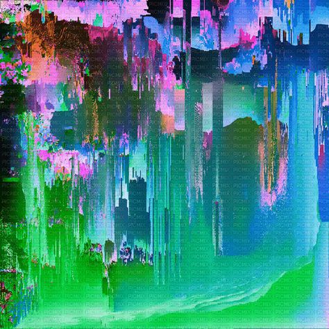 Acidwave Aesthetic, Art Methods, Tv Static, Aesthetic 2023, Scene Aesthetic, Design Principles, Scene Design, Glitch Art, Lego Ninjago