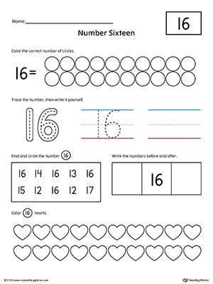 Number 16 Practice Worksheet Worksheet.Help your child practice counting, identifying, tracing, and writing number 1 with this printable worksheet. Number 15 Worksheet, Preschool Number Worksheets, Handwriting Numbers, Numbers Kindergarten, Free Kindergarten Worksheets, Number 15, Number 16, Numbers Preschool, Number Worksheets