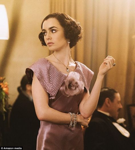 Lily Collins The Last Tycoon, The Last Tycoon, Lily Collins Hair, The Sound And The Fury, Tv Costume, Show Biz, Love Lily, Old Hollywood Glam, F Scott Fitzgerald