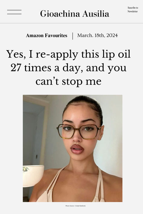 This is the lip oil I wear everyday! 

lip oil, elf lip oil, beauty, makeup, amazon, amazon affiliate, elf, elf products Makeup Amazon, Elf Products, Tinted Lip Oil, Jam Session, Cindy Kimberly, Care Hair, Lip Oil, Lip Tint, Jojoba Oil