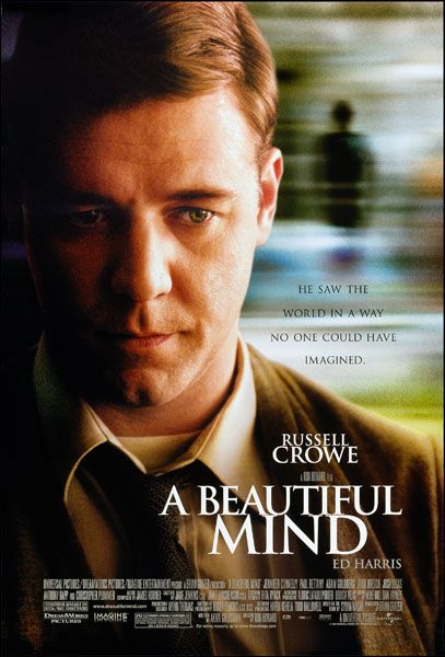 "A Beautiful Mind" - Best Picture 2001 A Beautiful Mind, Christopher Plummer, Ron Howard, Paul Bettany, John Charles, Russell Crowe, I Love Cinema, Jennifer Connelly, Universal Pictures