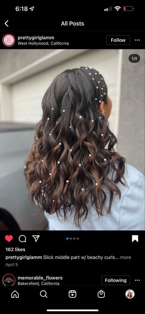 Rhinestone Half Up Half Down, Half Up Half Down Hair With Rhinestones, Curled Hair With Diamonds, Hair Styles Graduation Cap, Graduation Hairstyles For Long Hair Curls, Grad Hairstyles Medium Length, Prom Hairstyles Rhinestones, Prom Hair Extensions, Conformation Hairstyles Curls