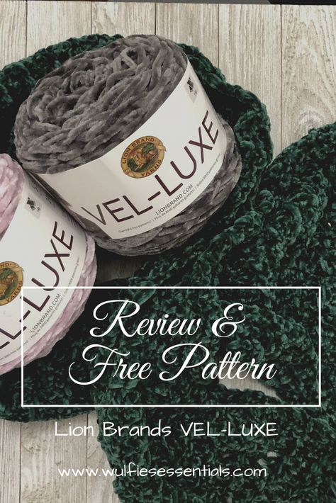 Vel-luxe Yarn Patterns Crochet, Lion Brand Patterns, Scarf Yarn, Holiday Crochet, Lion Brand Yarn, Yarn Brands, Lion Brand, Scarf Pattern, Crochet Scarves