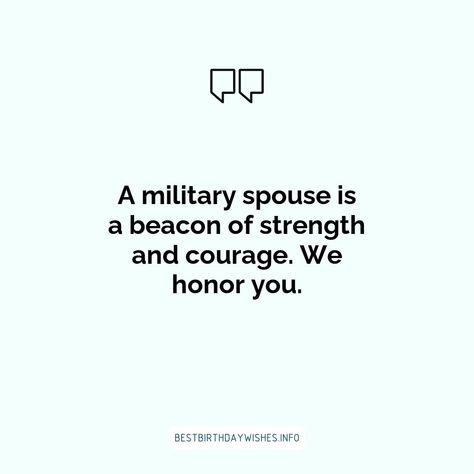 Military Spouse Appreciation Day is a special day to recognize the selfless contributions of the spouses of military personnel. To inspire and motivat... | # #SpecialDayWishes Check more at https://www.ehindijokes.com/quotes-for-military-spouse-appreciation-day/ Military Spouse, Military Personnel, Day Wishes, Quote Of The Day, Special Day, Inspirational Quotes, Quotes