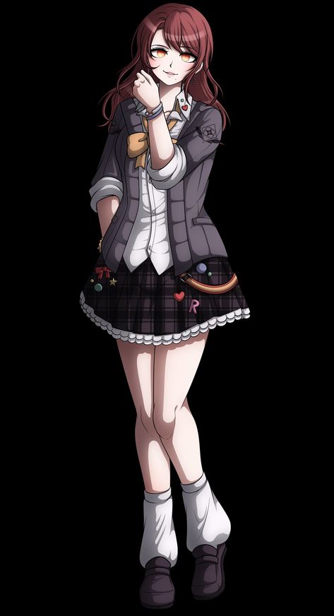 Ultimate Fashionista Danganronpa, Danganronpa Talent Ideas, Danganronpa Oc Outfit Ideas, Danganronpa Sprites Base, Danganronpa Ultimate Ideas, Danganronpa Art Style, Danganronpa Splash Art, Visual Novel Sprites, Danganronpa Fangame