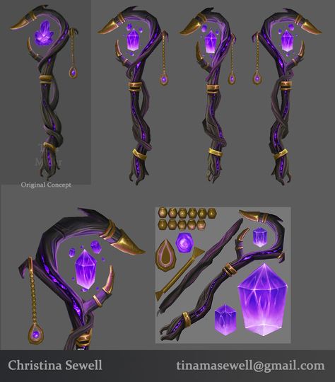 Magic Staffs Design, Staff Ideas Magic, Magical Staff Design, Magical Staff Fantasy, Magic Staff Concept Art, Staff Design Ideas, Staff Concept Art, Magic Staff Ideas, Staff Reference