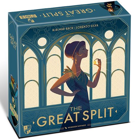 The Great Split is a drafting game for 2-7 players where you build a prestigious collection of riches by trading cards with the other players in simultaneous drafting rounds. You start each round by splitting your cards into two groups. Then, you pass your Wallet to the player on your left. But beware: only one group of cards will be given back to you! Don’t despair, though! While your opponent is looking at your Split, you also receive a similar offer from the player on your right, so choose wi Gold Foil Cards, Family Party Games, Family Boards, The Great, Family Cards, Family Board Games, Wooden Cubes, Creative Games, The Player