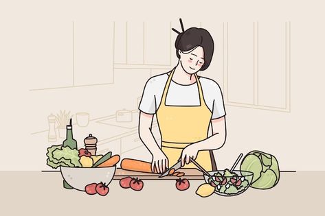 Healthy Lifestyle Drawing, Healthy Cartoon, How To Prepare Steak, Smiling Female, Healthy Food Logo, Salad For Lunch, Healthy Fruit Smoothies, Urban People, Cake Vector