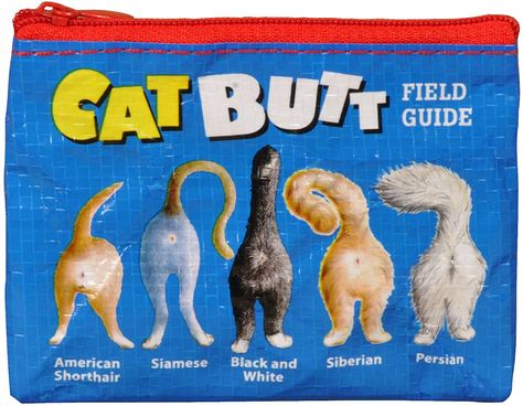 AmazonSmile: Blue Q - Cat Butt Coin Purse: Clothing