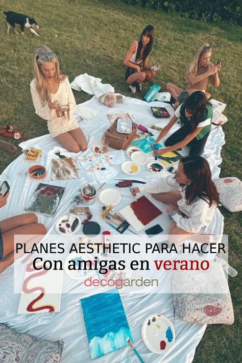 Descubre cuáles son los planes aesthetic que más arrasan en redes para hacer este verano. Planes Aesthetic, Manualidades Diy, Art