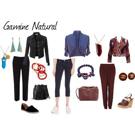 Gamine Natural Natural Gamine Style, Gamine Hair, Gamine Essence, Hoc Summer, Dramatic Gamine, Gamine Outfits, Kibbe Style, Natural Gamine, Flamboyant Gamine