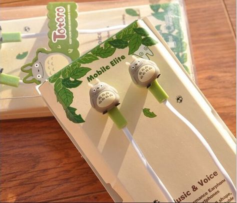 My Neighbor Totoro earbuds Ear Buds, Take My Money, Ghibli Art, My Neighbor Totoro, Hayao Miyazaki, Cute Little Things, Miyazaki, Studio Ghibli, Birthday Gift