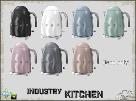 BuffSumm's Kitchen Industry Waterheater 'SMEG' Sims 4 Small Appliances Cc, Sims 4 Cc Toaster, Sims 4 Cc Air Fryer, Smeg Sims 4 Cc, Sims 4 Smeg Cc, Sims 4 Dyson, Sims 4 Vacuum Cc, Sims 4 Coffee Machine, Sims 4 Kitchen Appliances Cc