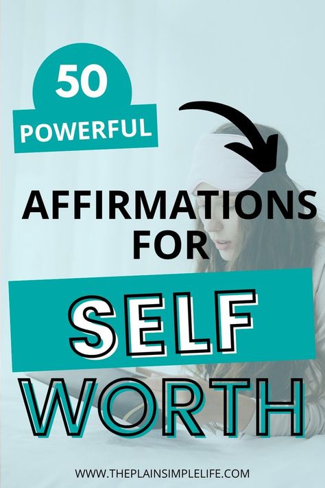 Discover the best affirmations for self-worth and start feeling confident and empowered today! Our collection of positive affirmations will help you build a strong sense of self-worth and self-esteem. Whether you're struggling with negative self-talk or looking to increase your confidence, these affirmations will help you transform your mindset and cultivate a positive self-image. Best Affirmations, Positive Self Esteem, Building Self Esteem, Mental Health Therapy, Powerful Affirmations, Self Image, Negative Self Talk, Self Worth, Self Talk