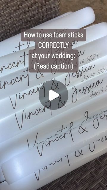 ✨The Fairytale Wedding Planner✨ on Instagram: "We LOVE how foam sticks get the party started and 
revitalize the dance floor! Here are a few things to remember if you’re having them at your wedding: 

1) Every single one of them has a pull tab at the bottom to activate the light feature. Pull them out BEFORE the wedding day so they’re ready to go when you want them passed out.  Sometimes each individual stick is packaged in plastic. They all need to be unwrapped before they’re distributed. If not, this takes time (sometimes 15-20 minutes) behind the scenes during your wedding to get it set up. 

2) Choose a fun song to bring them out, something where the beat drops and people jump/rave. Plan ahead with your DJ! This is a hype moment and we want it to be a HIT!

3) We typically do these rig Foam Sticks Wedding, Fun Song, Beat Drop, Light Feature, Before The Wedding, We Get Married, Things To Remember, Fun Songs, Get The Party Started