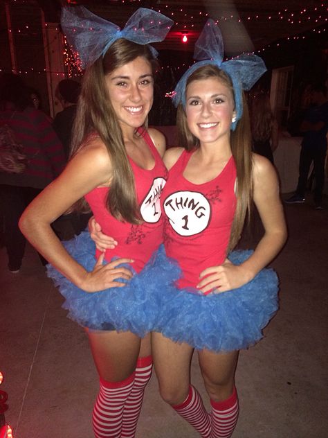 Thing 1 thing 2 Halloween costume Think One Thing Two Costume, Thing One And Thing 2 Costumes, Hallowen Costume Ideas For 2 Besties, Thing 1 Thing 2 Costume Women, Thing One Thing Two Costume, Thing 1 And Thing 2 Costumes, Thing One And Thing Two Costumes, Thing 1 Thing 2 Costume, Thing 1 Costume