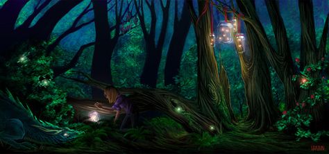 The fantasy world of books, a website header project. on Behance Fantasy Header, Forest Magical, Enchanted Tree, Fox Den, Magical Days, Enchanted Fairy, Oneplus Wallpapers, Dark Fairytale, Enchanted Wood