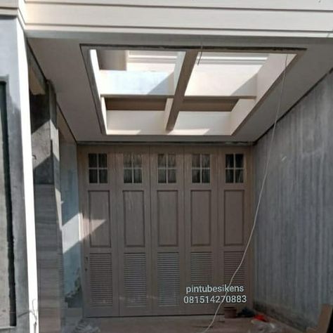 Garasi Mobil Design, Besi Baja, Carport Designs, Powder Coating, Garage Doors, Garage, Outdoor Decor, Quick Saves, Home Decor