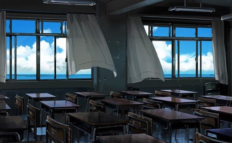 Boarding School Aesthetic, Episode Interactive Backgrounds, Dreams And Nightmares, Scenery Background, Japan Aesthetic, Aesthetic Japan, Perspective Drawing, Cinematic Photography, Environment Concept Art