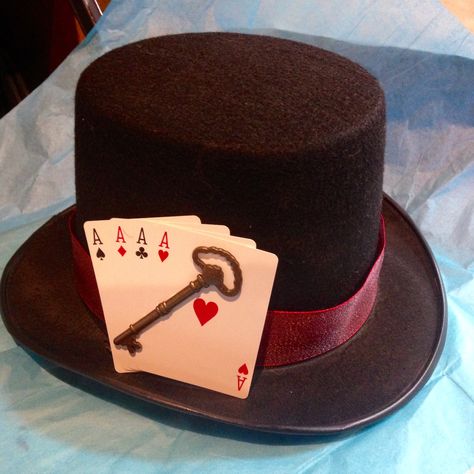 Magician Hat; Just Jenn Home Arts Diy Magician Costume, Magician Costume Female, Steampunk Magician, Magician Halloween Costume, Magician Oc, Magician Outfit, Magicians Hat, Cute Couple Halloween, Mens Halloween Makeup