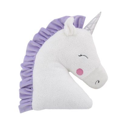 Unicorn Bedding & Decor - Walmart.com Embroidered Unicorn, Unicorn Pillow, Bed Ensemble, Toddler Pillow, Shaped Pillow, Unicorn Face, Cadeau Diy, Unicorn Plush, Closed Eyes