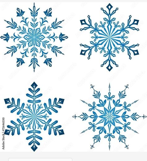 Snow Tattoo, Snow Flake Tattoo, Redwork Patterns, Christmas Embroidery Patterns, Illustration Blume, Paper Snowflakes, Blue Snowflakes, Quilling Designs, Snowflake Designs