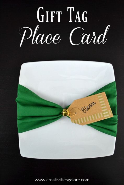 This gift tag place card can be used for many different themes because you can dress it up any way you want. I made mine Christmas theme by adding a jingle bell to it. Jingle Bell, Christmas Theme, Place Card, Jingle Bells, Gift Tag, Christmas Themes, Christmas Party, Gift Tags, Tags