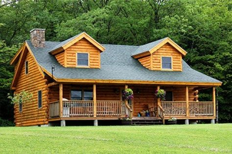 Finding a log cabin home floor plan with three bedrooms and 1700 square feet or less is difficult. This list will save you a great deal of time. Ranch House Floor Plans, Log Cabin House Plans, Log Cabin Plans, Log Cabin Floor Plans, Log Home Floor Plans, Log Home Designs, Log Home Plans, Log Cabin Kits, Cabin Home